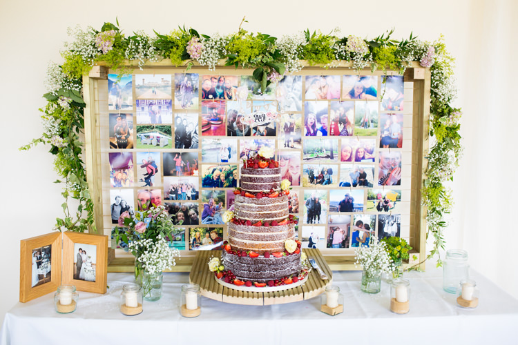Cake Table Photo Photograph Backdrop Pretty Fresh Summer Wedding http://www.charlotterazzellphotography.com/