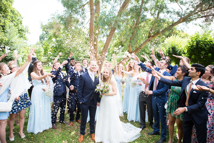 Confetti Throw Pretty Fresh Summer Wedding http://www.charlotterazzellphotography.com/