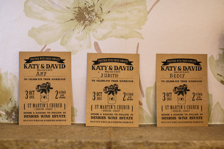 Kraft Brown Paper Stationery Invitations Bohemian Floral Vineyard Wedding http://albertpalmerphotography.com/