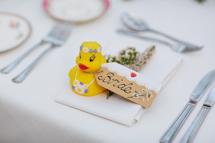 Duck Luggage Tag Bohemian Floral Vineyard Wedding http://albertpalmerphotography.com/