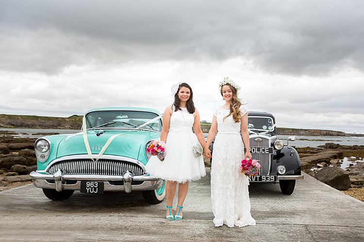 Cars Classic Retro Mint Turquoise Bright Fresh Mexican Inspired Wedding http://www.photographybykatie.co.uk/