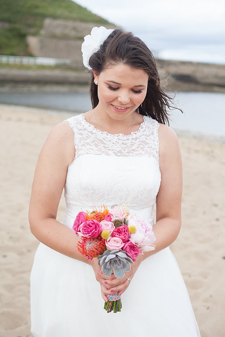 Kitty Dulcie Bride Bridal Dress Gown Bright Fresh Mexican Inspired Wedding http://www.photographybykatie.co.uk/