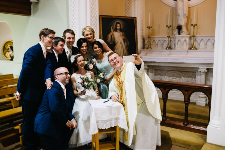 Selfie Relaxed DIY Pastel Wedding http://www.honeyandthemoonphotography.co.uk/