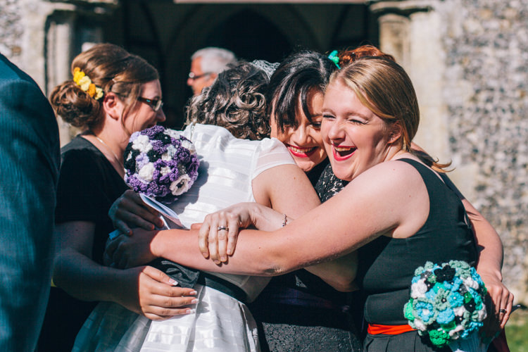 Crafty Rainbow Crochet Wool Wedding http://katherinemager.com/