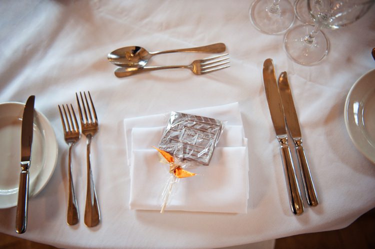 Chocolate Favour Country Tea Party Film Wedding http://www.bloomingphotography.co.uk/