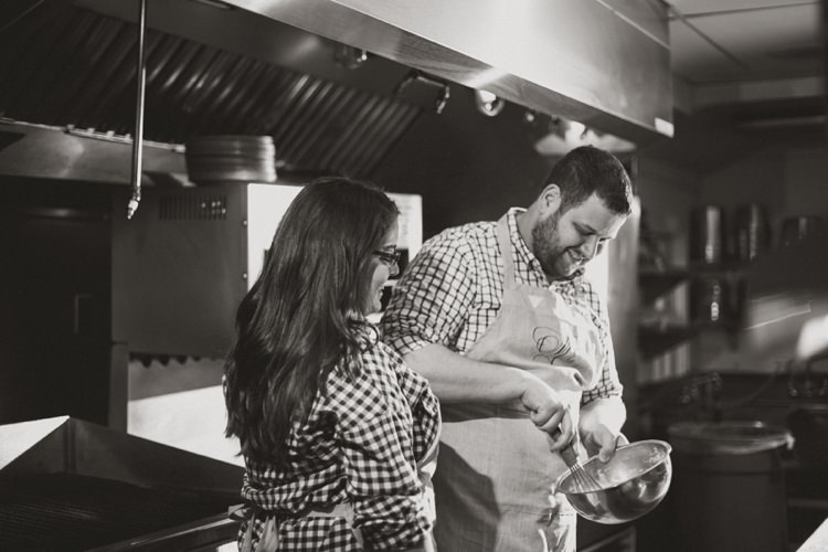 Cooking Chef Engagement Shoot http://www.Jennifervanelk.com