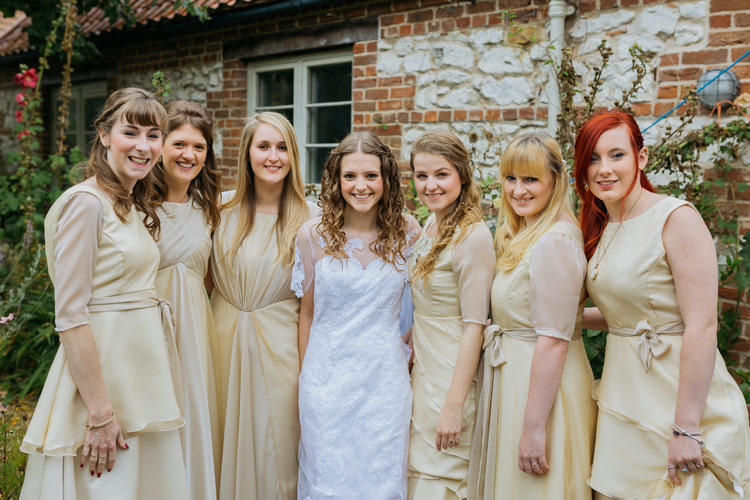 Cream Bridesmaid Dresses Autumn Literary Hand Made Wedding http://jamesandlianne.com/