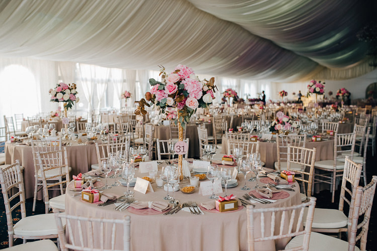 Marquee Pretty Pink Gold Wedding Romania http://www.framesandtales.com/