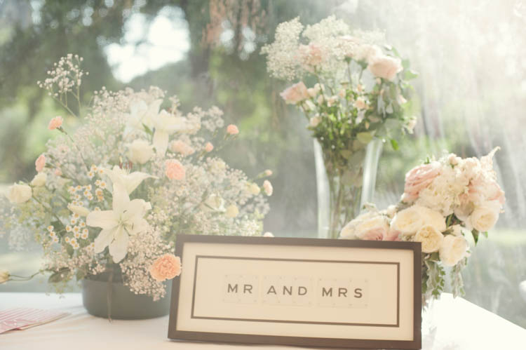 Mint Gold Peach Summer Marquee Wedding http://elizaclaire.com