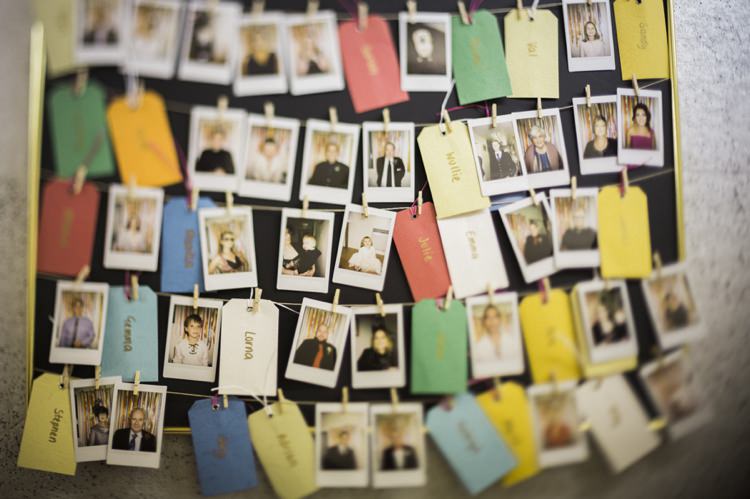Polariod Guest Book Bohemian Loch Pine Forest Wedding http://solenphotography.co.uk/