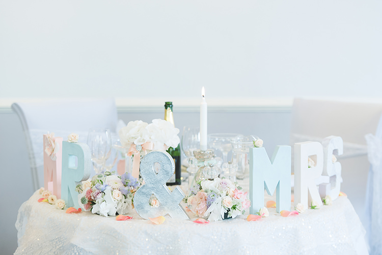 Pretty Pastel Sparkly Wedding https://www.georgimabee.com/