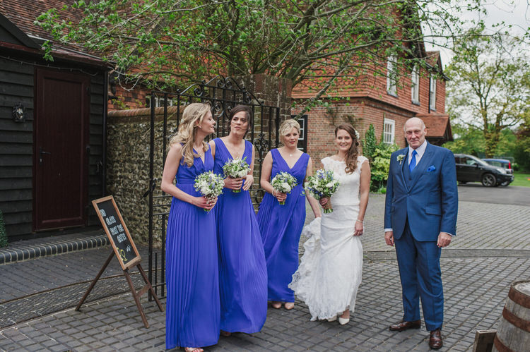 Pretty Blue Country Barn Spring Wedding http://karenflowerphotography.com/