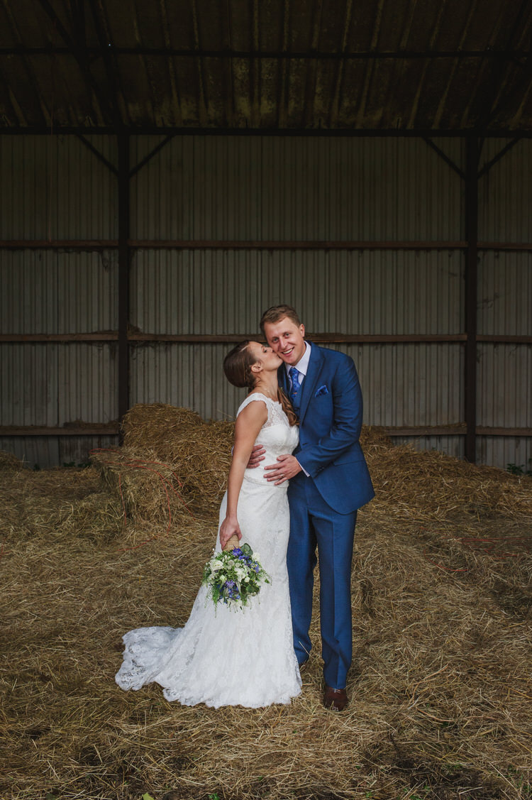 Verise Bridal Lace Dress Gown Bride Pretty Blue Country Barn Spring Wedding http://karenflowerphotography.com/
