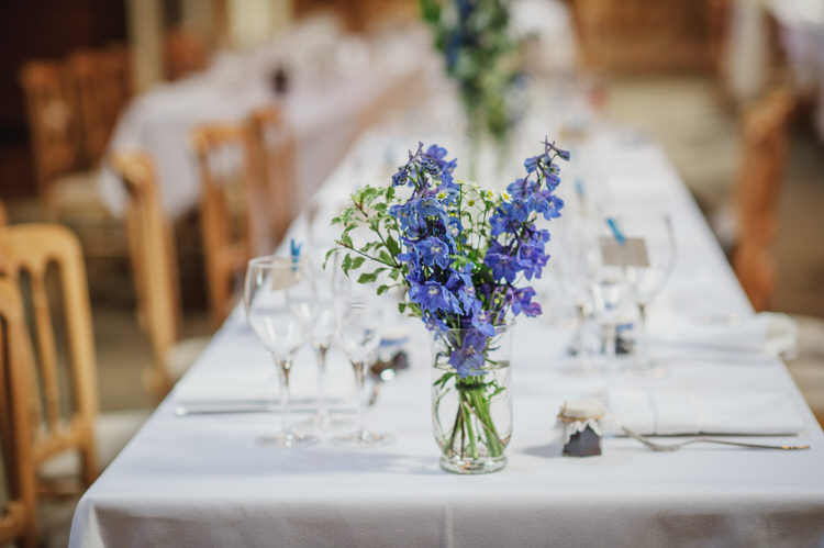 Pretty Blue Country Barn Spring Wedding http://karenflowerphotography.com/