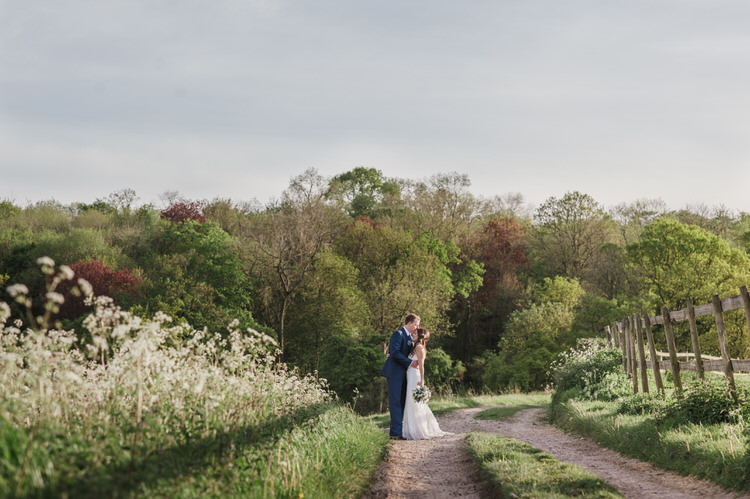 Pretty Blue Country Barn Spring Wedding http://karenflowerphotography.com/