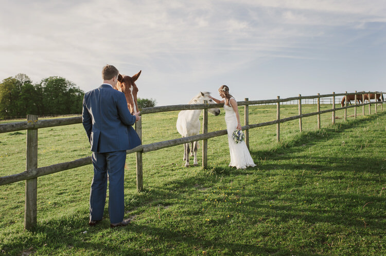 Pretty Blue Country Barn Spring Wedding http://karenflowerphotography.com/