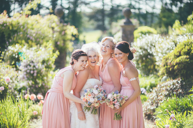 Pink Multiway Bridesmaid Dresses Rustic Relaxed DIY Family Friendly Wedding http://www.mattwillisphotography.com/