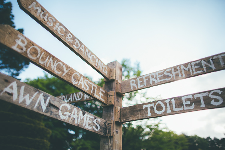 Wooden Signs Post Rustic Relaxed DIY Family Friendly Wedding http://www.mattwillisphotography.com/