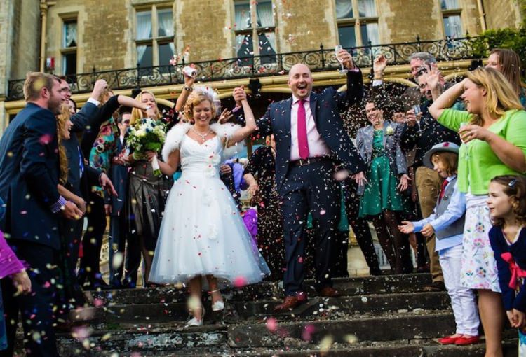 Helen & Dean. With permission- The Real Flower Petal Confetti Company
