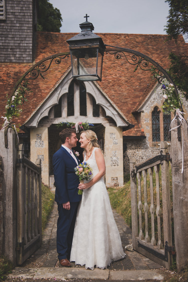 Church Arch Flowers Victorian Railway Station Wedding http://annamorganphotography.co.uk/