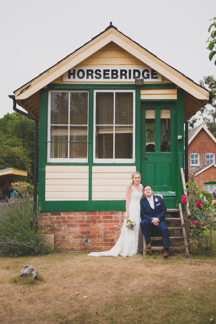 Horsebridge Hampshire Victorian Railway Station Wedding http://annamorganphotography.co.uk/