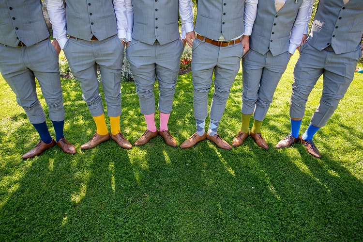 Groomsmen Socks Pastel Country Garden Wedding http://www.katherineashdown.co.uk/