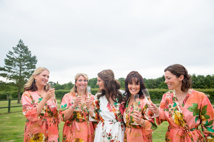 Floral Dressing Gown Bride Bridesmaids Natural Soft Stylish Luxe Wedding http://www.katherineashdown.co.uk/