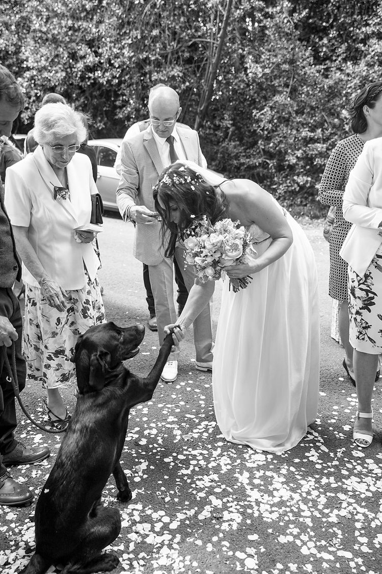 Dog Pet Puppy Natural Soft Stylish Luxe Wedding http://www.katherineashdown.co.uk/