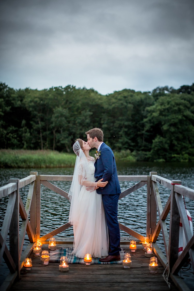 Candles Lighting Floral Mustard Boathouse Wedding http://www.katherineashdown.co.uk/
