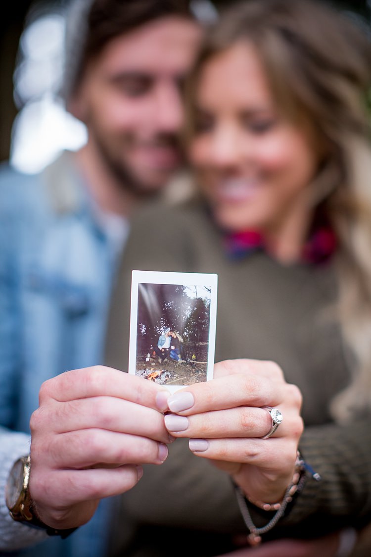 Polariod Woodland Styled Couple Shoot http://www.katherineashdown.co.uk/