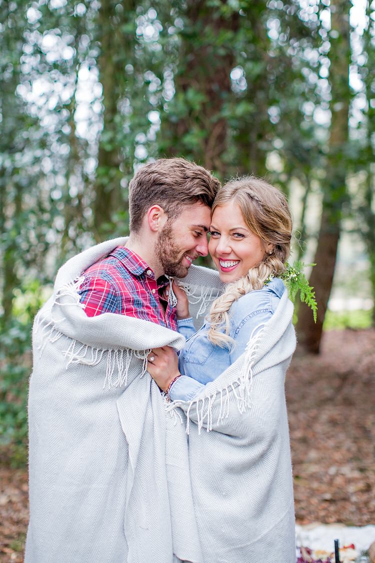 Blanket Woodland Styled Couple Shoot http://www.katherineashdown.co.uk/