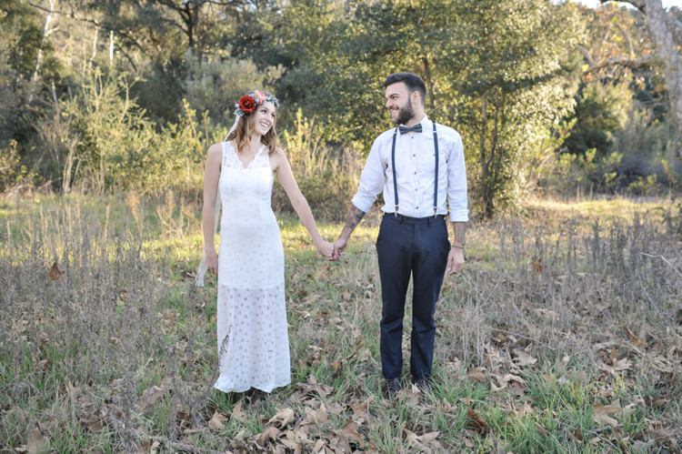 Hip Bohemian Styled Elopement http://www.kylieraephotography.com/