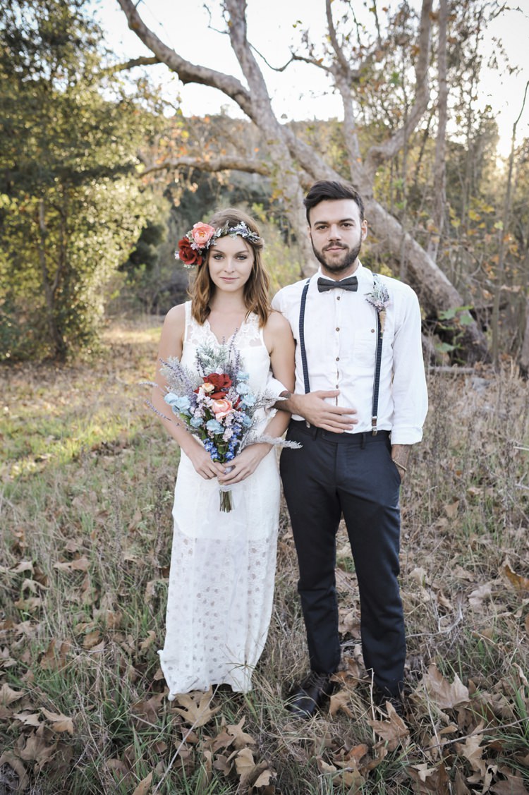 Hip Bohemian Styled Elopement http://www.kylieraephotography.com/