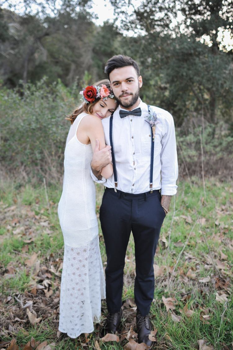 Hip Bohemian Styled Elopement http://www.kylieraephotography.com/