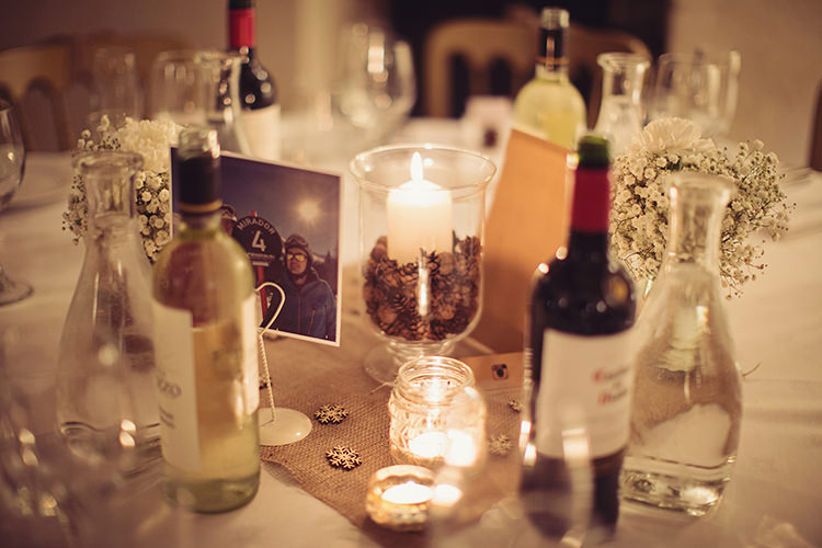 Candles Lighting Alpine Winter Christmas Wedding http://www.tireedawson.co.uk/