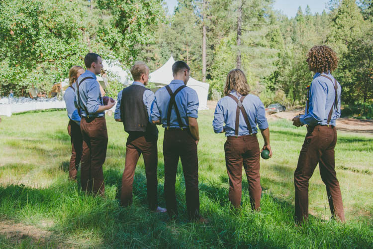 Groom Groomsmen Chinos Braces Brown Blue Waistcoat Farmer's Wedding Forest http://www.lenkalandphotography.com/