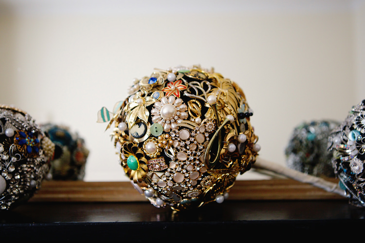 Brooch Bouquet Alternative Informal Hand Made Beach Wedding http://www.lydiastampsphotography.com/