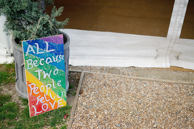 Words Love Sign Fresh Fun Rainbow Garden Wedding http://www.lydiastampsphotography.com/