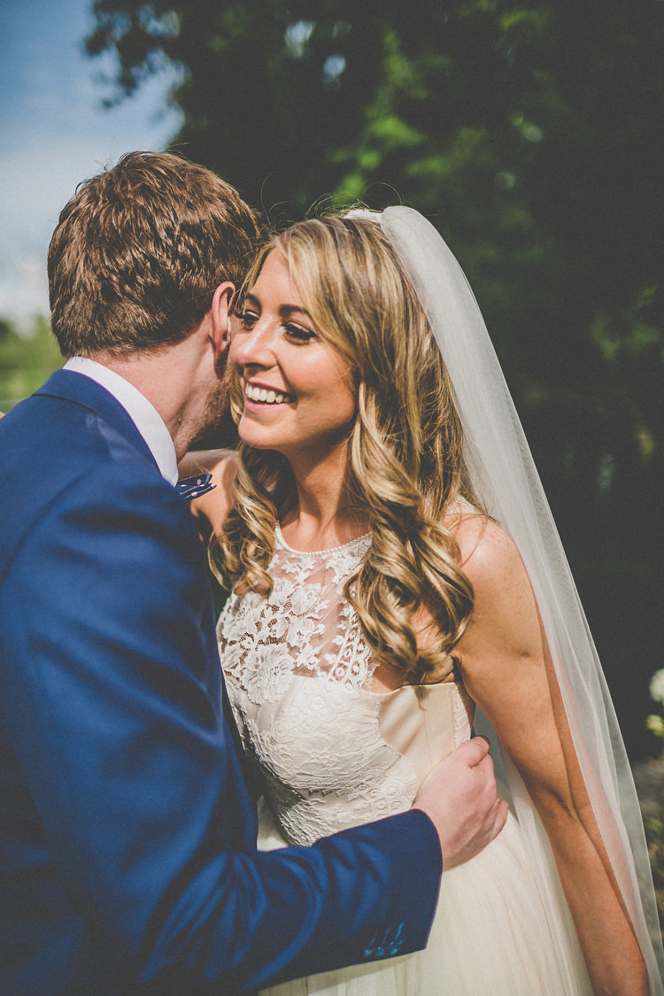 Bride Bridal Hair Waves Curls Tousled Long Chilled Stylish Countryside Wedding http://mementophotography.ie/