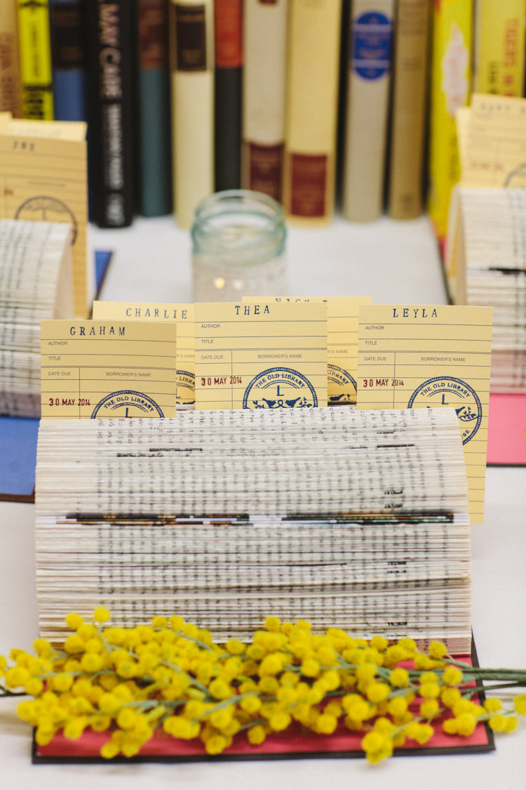 Library Seating Plan Table Chart Books Classic Spring Yellow Wedding http://natashahurley.com/