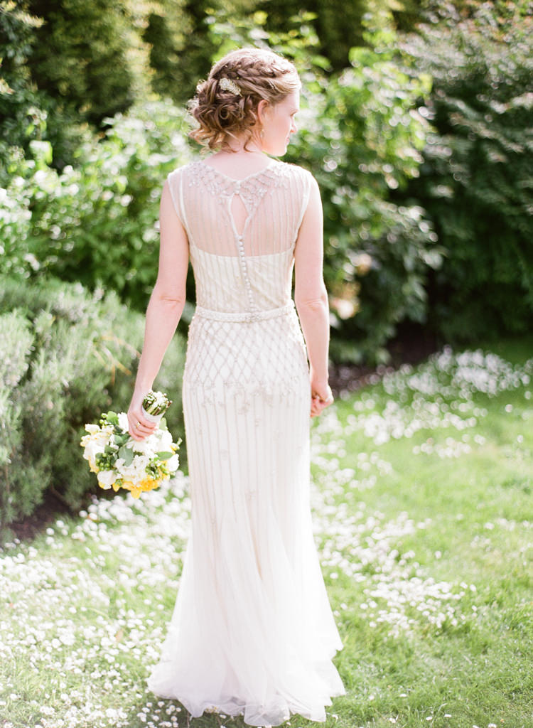 Pronovias Embellished Sequin Dress Gown Bride Bridal Classic Spring Yellow Wedding http://natashahurley.com/