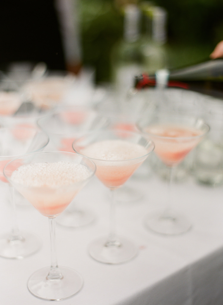 Pink Cocktails Classic Spring Yellow Wedding http://natashahurley.com/