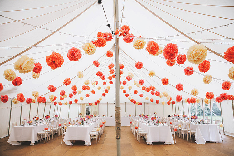 Pom Pom Wedding Ideas Marquee Emma Cleveley Photography