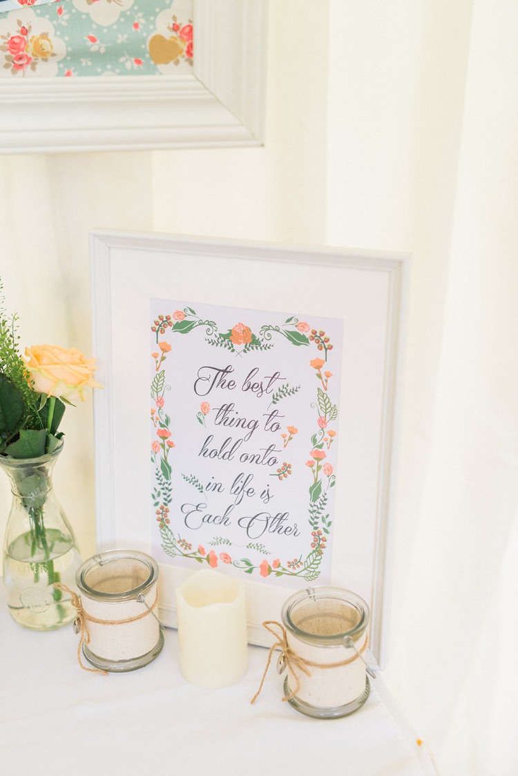 Words Love Quote Sign Rustic Floral Peach Wedding http://www.folegaphotography.co.uk/