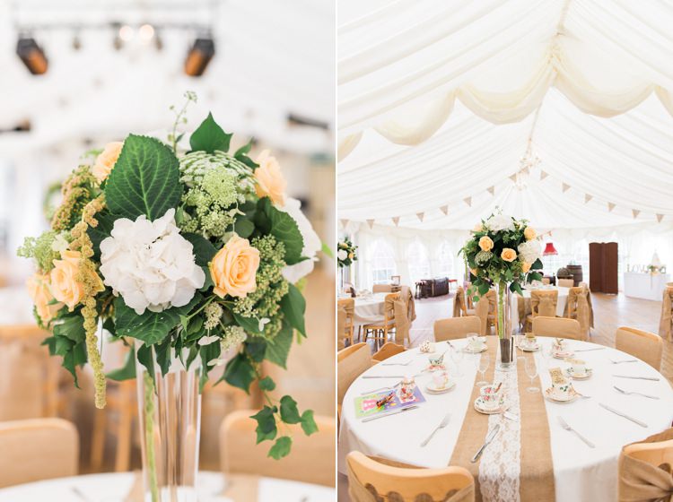 Marquee Rustic Floral Peach Wedding http://www.folegaphotography.co.uk/