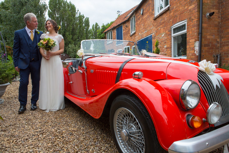 Classic Car Red Convertable Country Fete Garden Festival Wedding http://sharoncooper.co.uk/