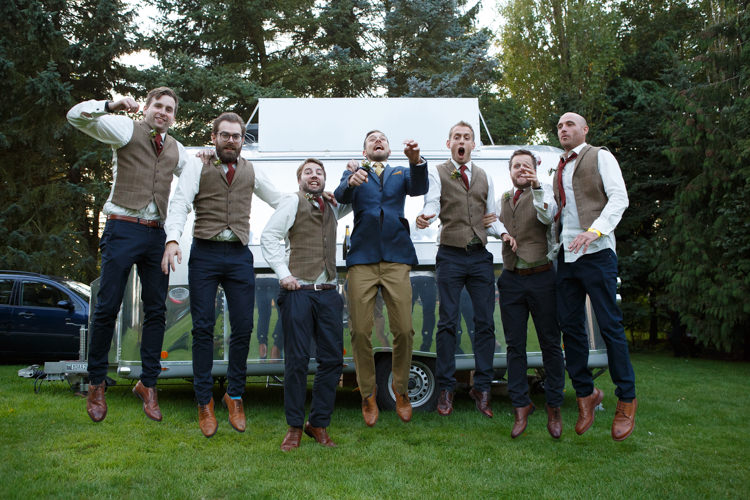 Groomsmen Mismatched Chinos Waistcoats Country Fete Garden Festival Wedding http://sharoncooper.co.uk/