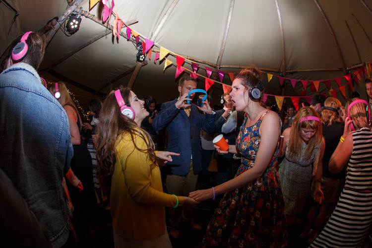 Silent Disco Country Fete Garden Festival Wedding http://sharoncooper.co.uk/