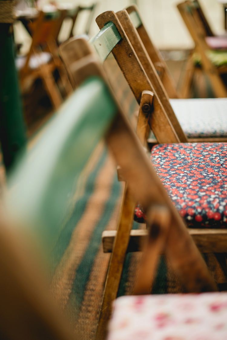 Rustic Wooden Seating Laid Back Bohemian Festival Wedding http://benjaminmathers.co.uk/