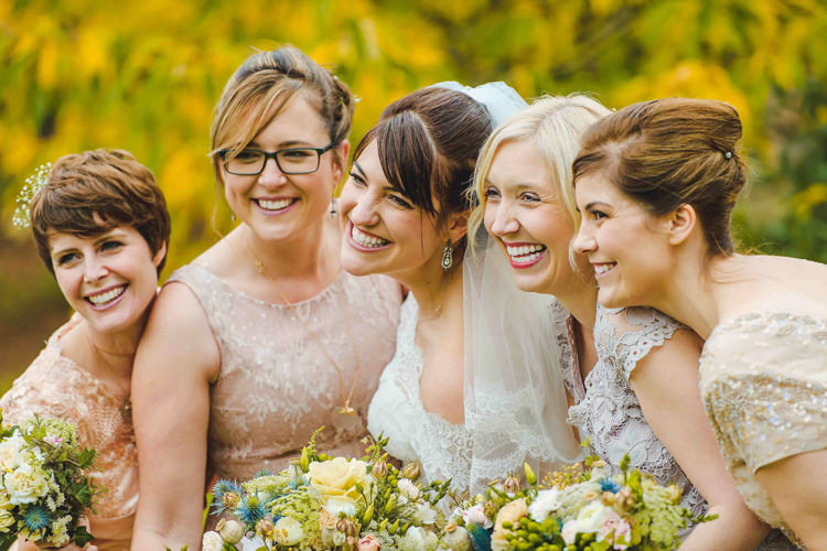 Mismtached Lace Bridesmaid Dresses Rustic Autumnal Apples Country Wedding http://jareklepak.com/